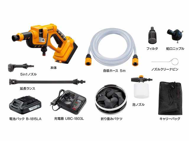 京セラインダストリアルツールズ KPW-1800　充電式ポータブル洗浄機