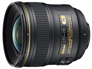 Nikon ニコン AF-S NIKKOR 24mm f/1.4G ED　大口径広角レンズ