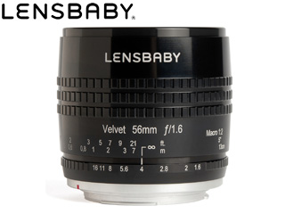 KENKO ケンコー Velvet 56(ブラック)　キヤノンEFマウント LENSBABY/レンズベビー
