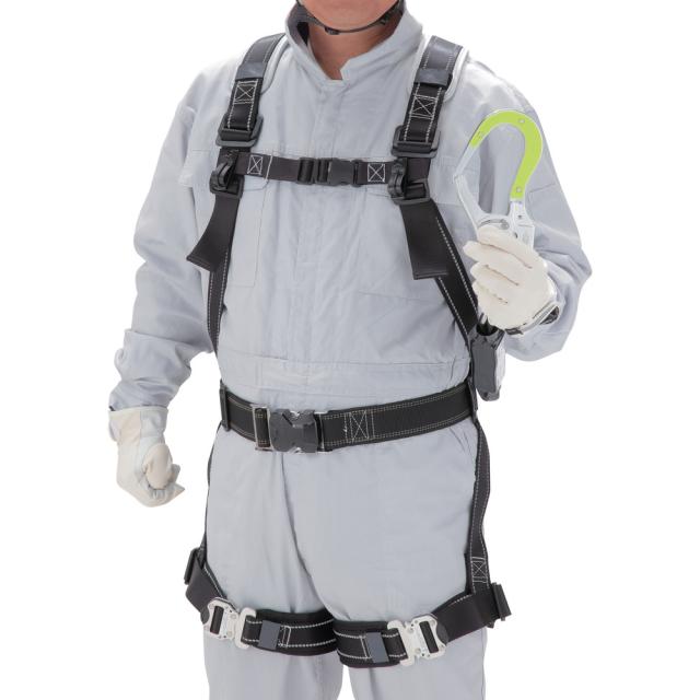 TOYO SAFETY トーヨーセフティー フルハーネス型 巻取式(小型)タイプ1 シングルランヤード(黄色樹脂蛍光プレートフック) 133-TR-Yの通販は 20,005円