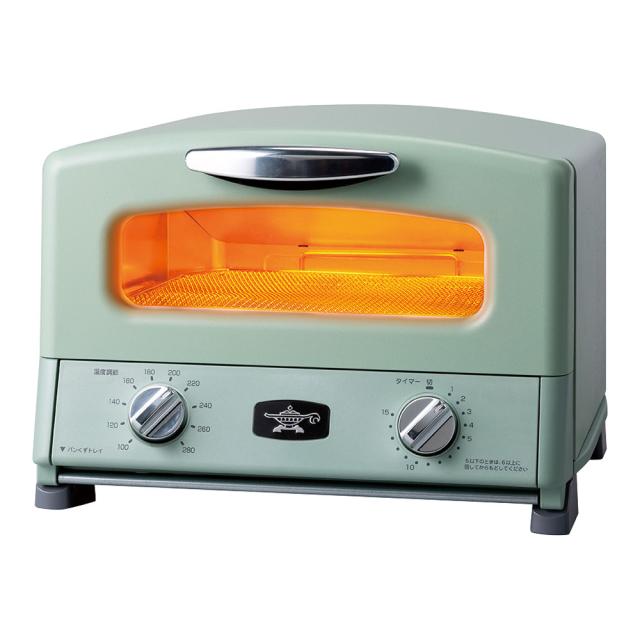 ALADDIN アラジン AGT-G13B(G)グラファイト グリル&トースター(4枚焼き)グリーン