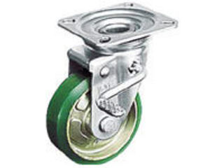 O.H. オーエッチ工業 プレスキャスター 自在ブレーキ付 ウレタン車 150mm OHUJB-150の通販は 5,493円