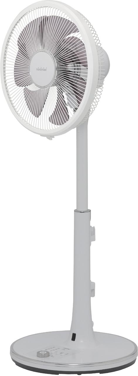 TOYOTOMI トヨトミ リビング扇風機 ACモーター 30cm7枚羽根 ハイポジション フルリモコン付 FS-H30P W ホワイト_1
