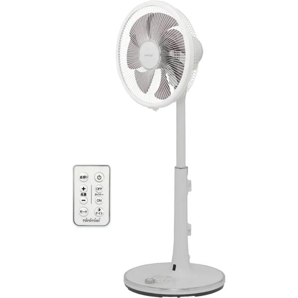 TOYOTOMI トヨトミ リビング扇風機 ACモーター 30cm7枚羽根 ハイポジション フルリモコン付 FS-H30P W ホワイト