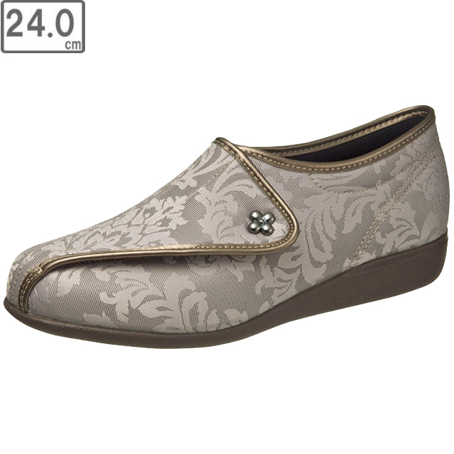 ASAHI アサヒシューズ 【レディース】快歩主義 L011 健康快適シューズ 【グレージュガラ】【24.0cm 3E】 KS20547の通販は 5,170円