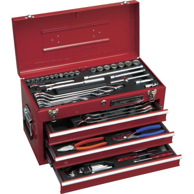 SUPERTOOL スーパーツール 【代引不可】デラックス工具セット S8000DX