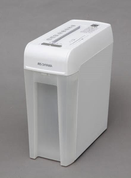 アイリスオーヤマ 細密シュレッダー P6HMCSWH ホワイト A4最大6枚 定格連続5分 細密カット2×12mm CD・カードOKの通販は