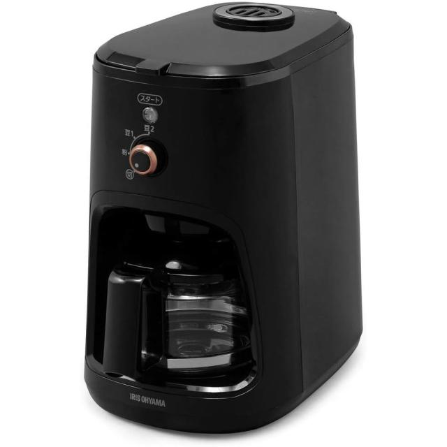 IRIS OHYAMA アイリスオーヤマ BLIAC-A600-B ブラック 全自動コーヒーメーカー