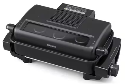 IRIS OHYAMA アイリスオーヤマ EMT-1103-B ブラック マルチロースター 容器付