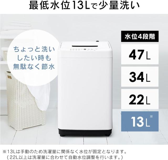 IRIS OHYAMA アイリスオーヤマ 洗濯機 5kg 縦型 全自動 IAW-T504 W IRIS OHYAMA アイリスオーヤマ 洗濯機 5kg 縦型 全自動 IAW-T504 W