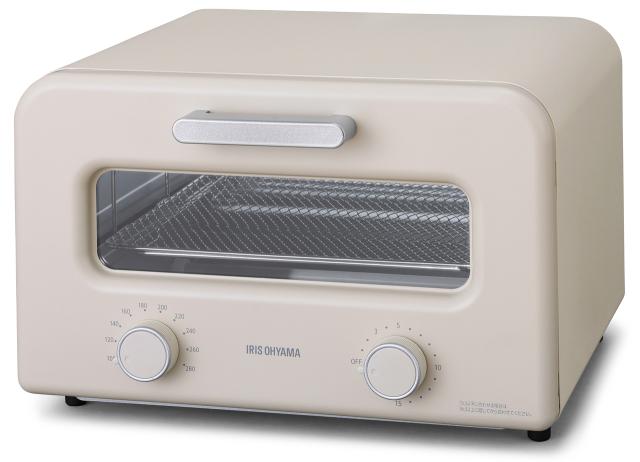 IRIS OHYAMA アイリスオーヤマ SOT-401-C ミルクベージュ　スチームカーボントースター