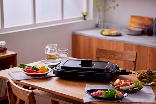 IRIS OHYAMA アイリスオーヤマ IHA-A30-B ブラック 網焼き風ホット