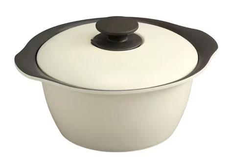 IRIS OHYAMA アイリスオーヤマ 無加水鍋 24cm ディープアイボリー MKS-24の通販は 5,759円