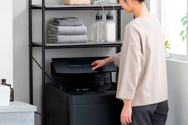 IRIS OHYAMA アイリスオーヤマ 洗濯機 5kg 縦型 全自動 IAW-T504 B ブラック「Aエリア限定配送」_10