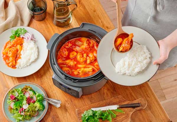 IRIS OHYAMA アイリスオーヤマ PC-MB3-H ミドルグレー 電気圧力鍋 3.0L