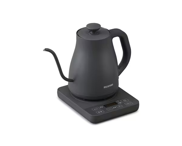 IRIS OHYAMA アイリスオーヤマ IKE-C800T-H チャコール　ドリップケトル　容量0.8L
