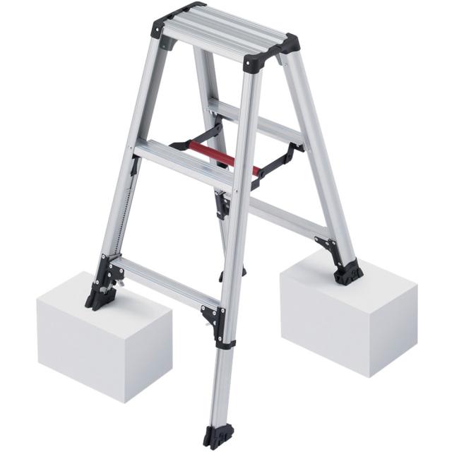 Hasegawa 長谷川工業 専用脚立 脚軽 RZS 3段(脚部収縮式) RZS-09A