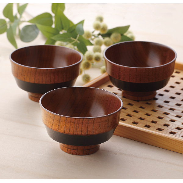 漆器 椀５客 緑漆木椀5客 - 生活骨董の店 やまいく