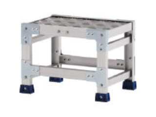 ALINCO/アルインコ 【代引不可】作業台(天板縞板タイプ)1段 天板寸法300×600mm 高0.3m CSBC133WSの通販は 19,207円