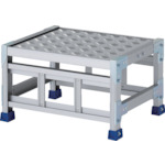 ALINCO/アルインコ 作業台(天板縞板タイプ)1段 天板寸法500×400mm 高0.3m CSBC135Sの通販は