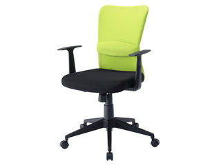 サンワサプライ SNC-NET14AG ランバーサポート付きメッシュチェア グリーン ※ノックダウン組立式の通販は 10,780円