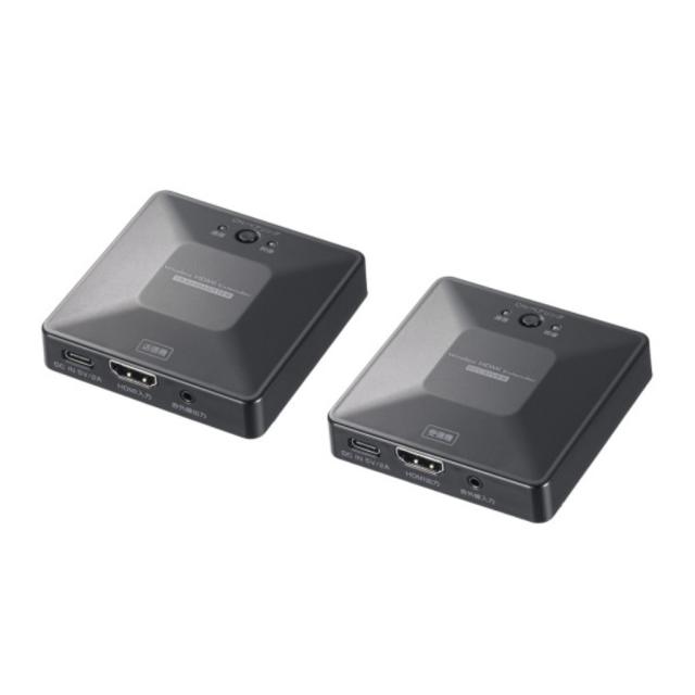 サンワサプライ VGA-EXWHD13 ワイヤレスHDMIエクステンダー(最大60m延長・セットモデル)