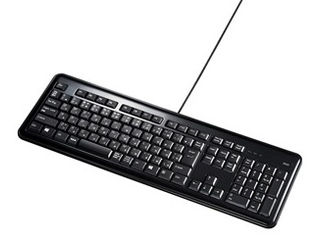 サンワサプライ USBハブ付キーボード SKB-SL21UHBKの通販は 5,504円