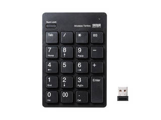 サンワサプライ ワイヤレスUSBテンキー ブラック NT-WL20BKの通販は