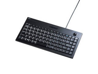 サンワサプライ トラックボールキーボード SKB-TR03BKの通販は 8,662円
