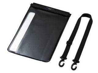SANWA SUPPLY サンワサプライ 12.9インチタブレット防水防塵ケース(スタンド・ショルダーベルト付) PDA-TABWPST12