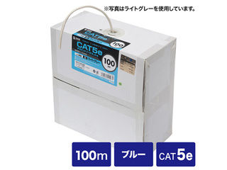 SANWA SUPPLY サンワサプライ カテゴリ5eUTP単線ケーブルのみ 100m ブルー KB-T5-CB100BLN