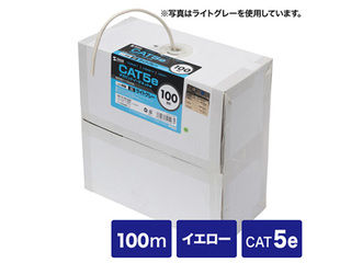 SANWA SUPPLY サンワサプライ 種族5eUTP単線有線テレビのみ 100m 黄色 KB-T5-CB100YN