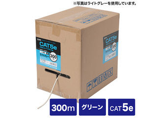 SANWA SUPPLY サンワサプライ カテゴリ5eUTP単線ケーブルのみ 300m グリーン KB-T5-CB300GN
