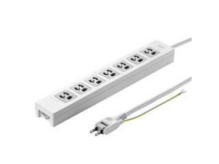 サンワサプライ 電源タップ 3P・7個口 5m TAP-F37-5ZSR