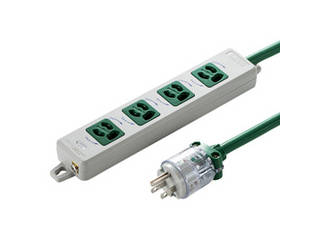 サンワサプライ サンワサプライ 医用接地プラグ付き電源タップ TAP-HPM4-3G