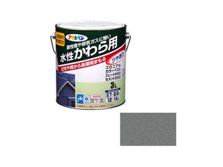 ASAHIPEN/アサヒペン 水性 かわら用 3L 日本瓦銀の通販は 6,451円