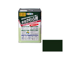 ASAHIPEN/アサヒペン 水性 かわら用 14L アイリッシュグリーンの通販は