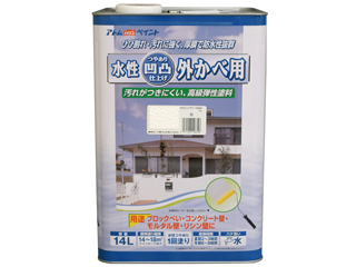 ATOM/アトムサポート 水性凹凸外壁用塗料 14L ホワイトの通販は 10,410円