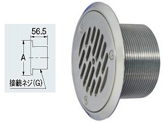 KAKUDAI カクダイ 側面循環金具　400-503-50