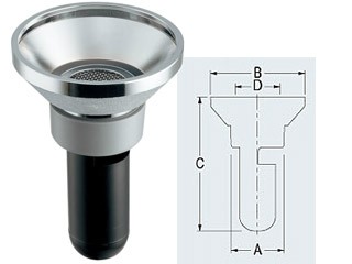 KAKUDAI カクダイ トラップ付きホッパー　422-110-100