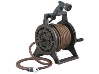 KAKUDAI カクダイ 553-802 レトロホースリール ブラウン