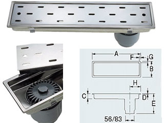 ◆カクダイ 浴室用排水ユニット 4285-150X900 排水金具 カクダイ　4285-150X900　浴室用排水ユニット [□] | 住宅設備機器のcoordiroom