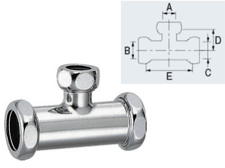 KAKUDAI カクダイ 異径さしこみチーズ　4697-38X25X25の通販は