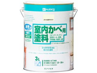 Kanpe Hapio/カンペハピオ 室内かべ用塗料 パールホワイト 3Lの通販は 5,252円
