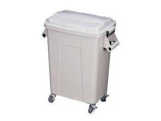 新輝合成 トンボ 厨房ペール(キャスター付) 45型 ナチュラル ＜KPC8003＞ SHINKI 新輝合成 トンボ 厨房ペール（キャスター付）／４５型 グレー