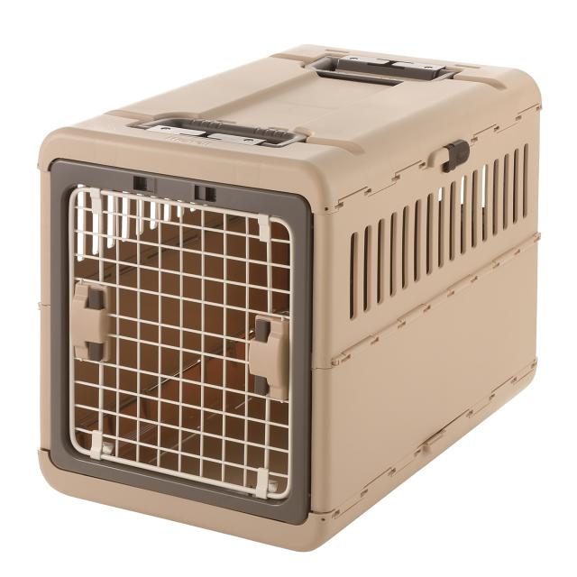 Richell リッチェル キャンピングキャリー 折りたたみ L ダークブラウンの通販は 13,499円