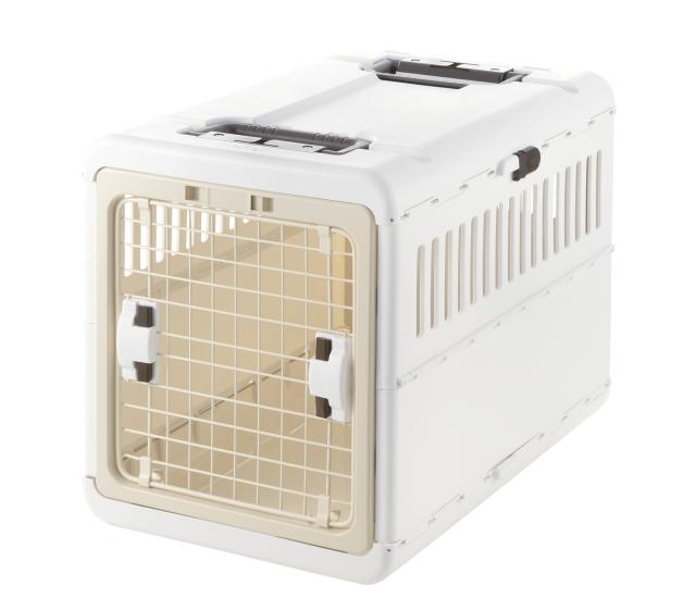 Richell リッチェル キャンピングキャリー 折りたたみ L アイボリーの通販は 13,499円