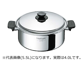 Vita Craft ビタクラフト ★★★ヘキサプライ　両手鍋　４．０Ｌ　６１２６
