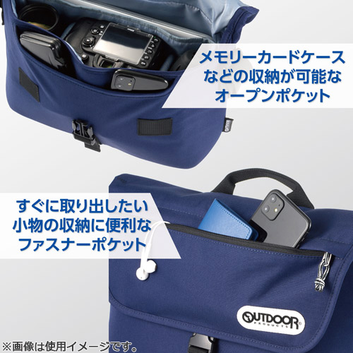 HAKUBA ハクバ 2ODCSB05NV OUTDOOR PRODUCTS（アウトドアプロダクツ） カメラショルダーバッグ 05 ネイビー_3