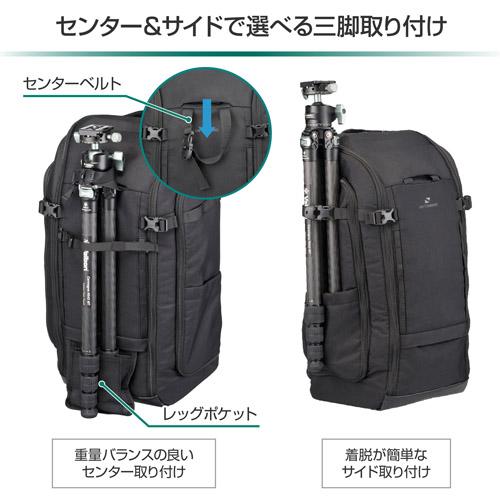 HAKUBA ハクバ SGWSR-LBP19 GW-STANDARD リッジ レンズバックパック 19 カメラバッグ ブラック_6